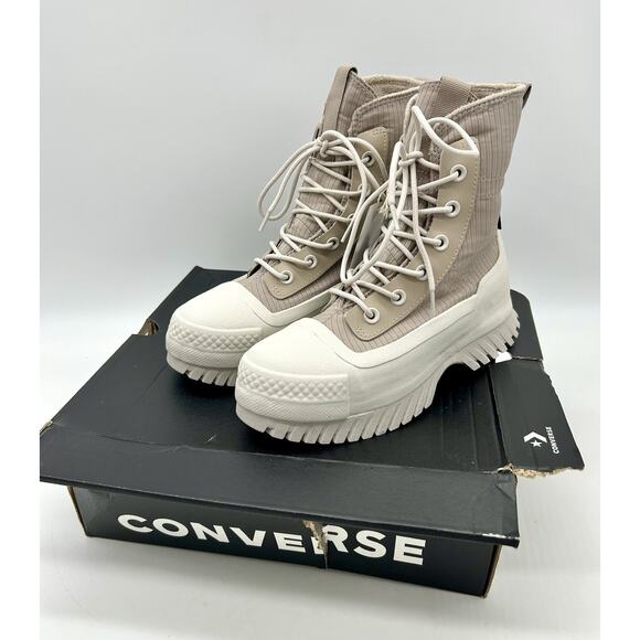 Converse Chuck Taylor Lugged 2.0 CC X-HI Wonder Stone A04668C Size 5 Waterproof - Picture 2 of 16